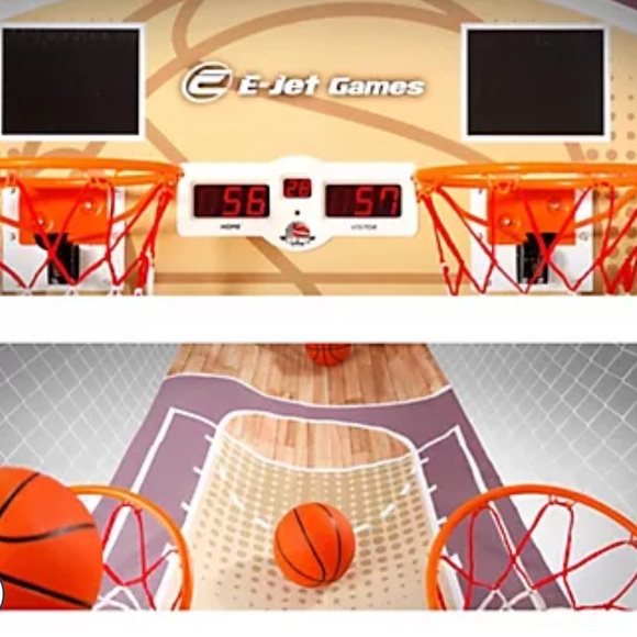 E-Jet Games Double Shot Electronic Basketball Game - Picture 3 of 3